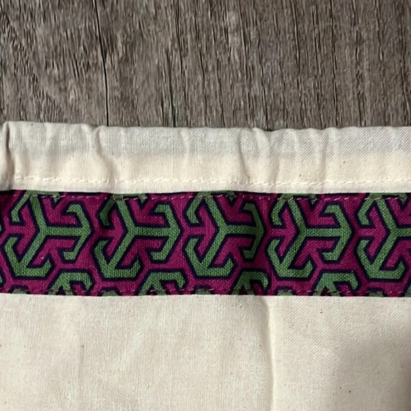 Tory Burch Women's Canvas Drawstring Dust Bag - Picture 4 of 5